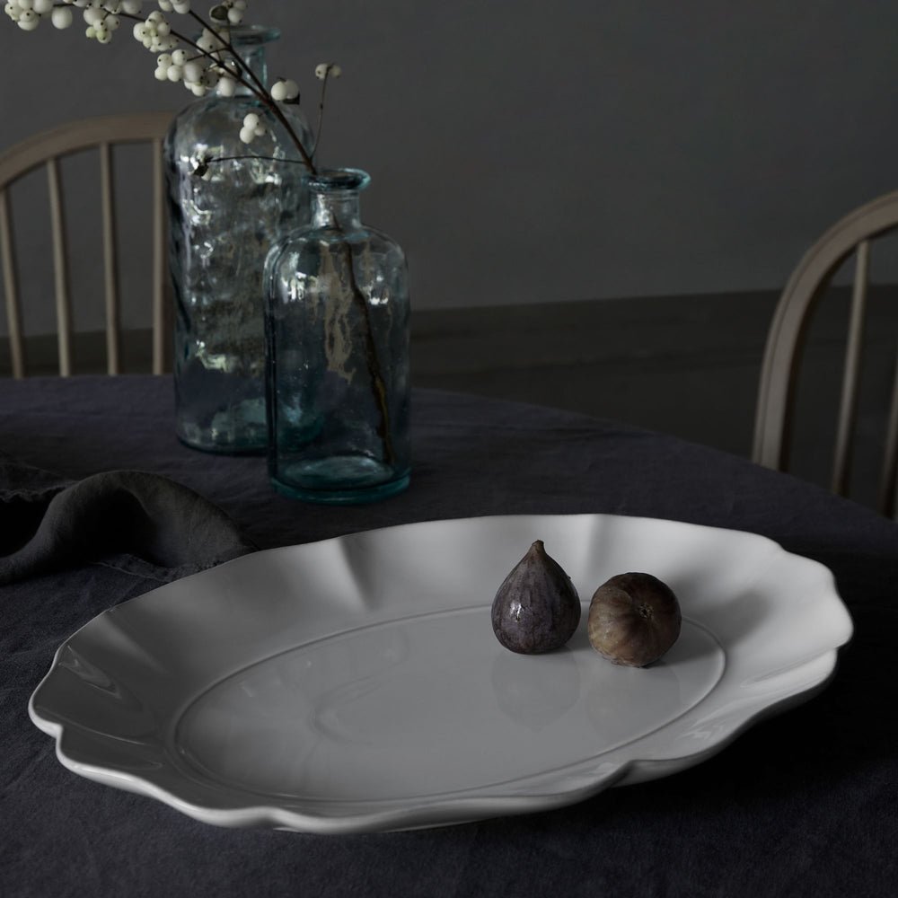 Rosa Large Oval Platter - From Where Finds - 