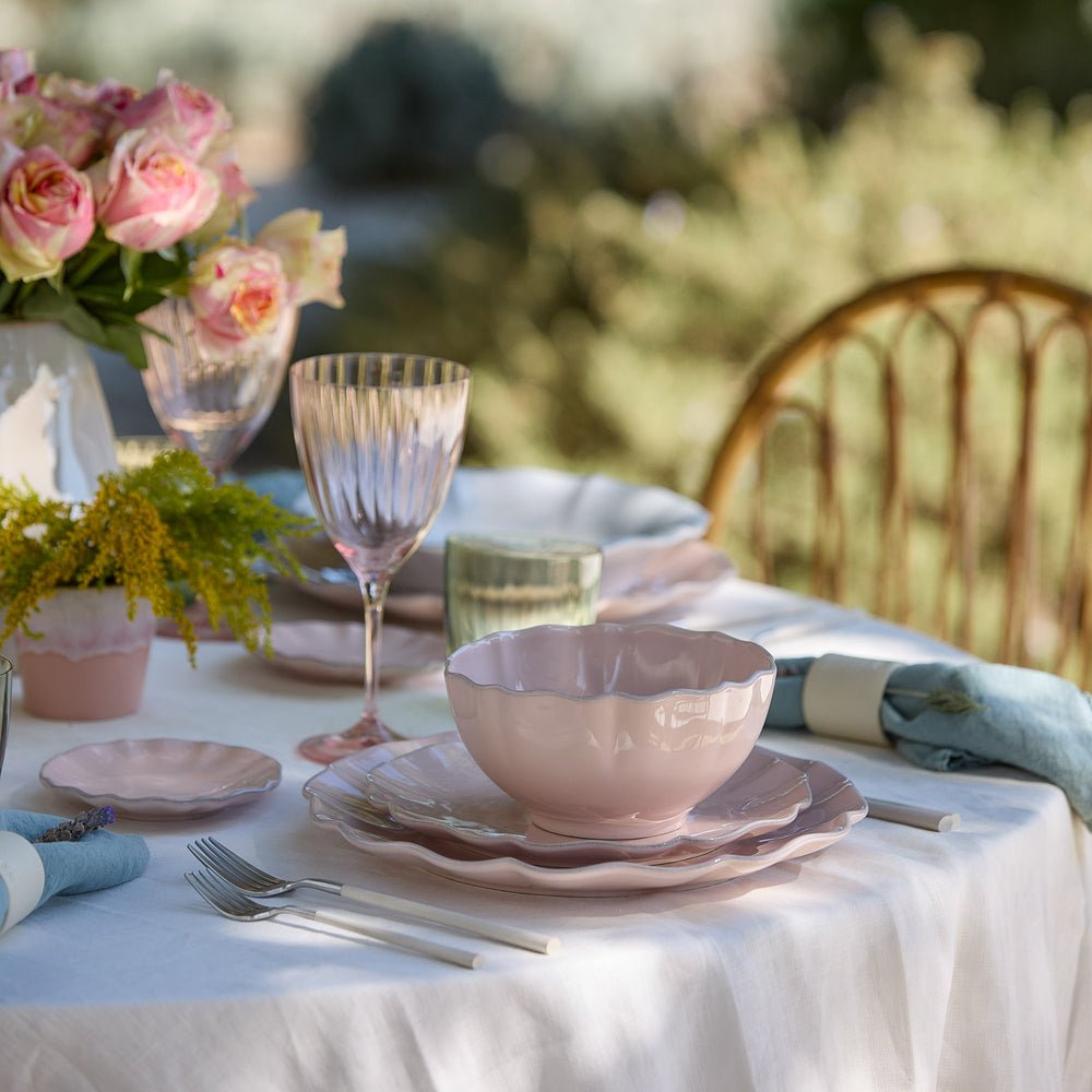 Rosa Salad/Dessert Plate (Set of 6) - From Where Finds - 