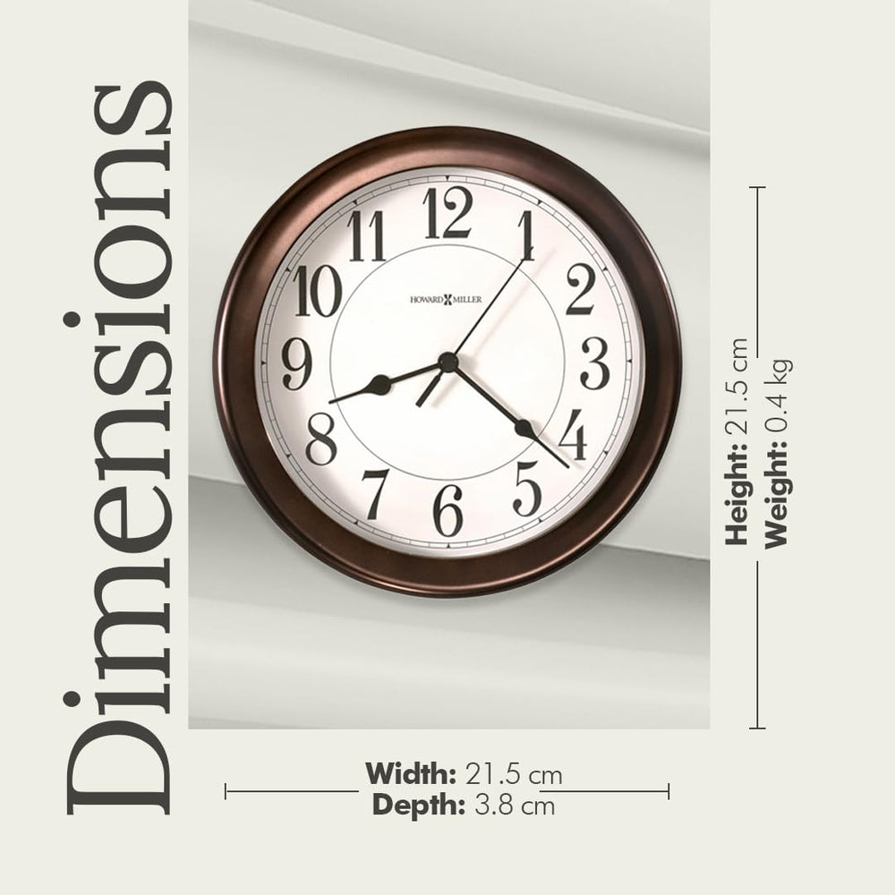 Round Analog Virgo Wall Clock - From Where - 