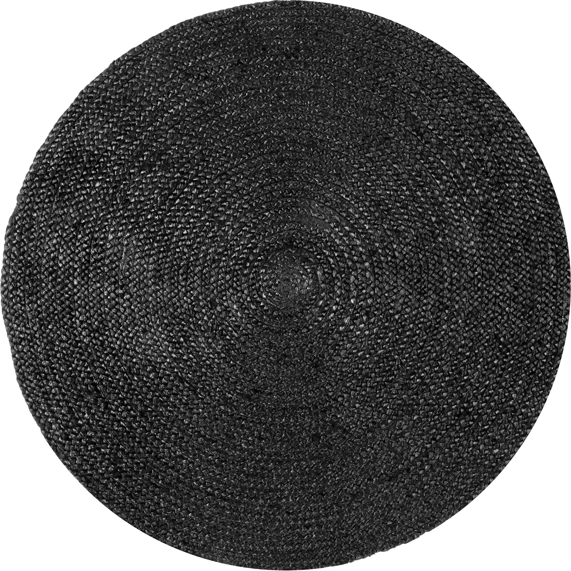 Round Braided Jute Rug - From Where Finds -