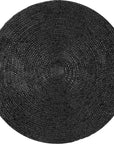 Round Braided Jute Rug - From Where Finds -