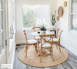 Round Braided Jute Rug - From Where - 