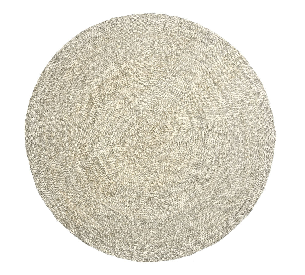Round Braided Jute Rug - From Where - 