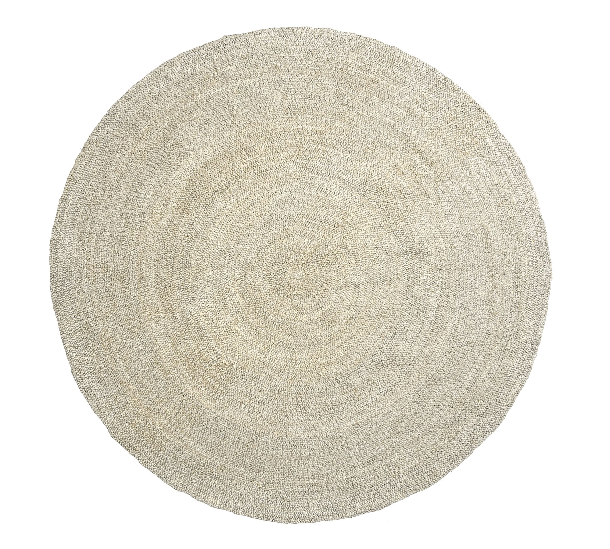 Round Braided Jute Rug - From Where - 
