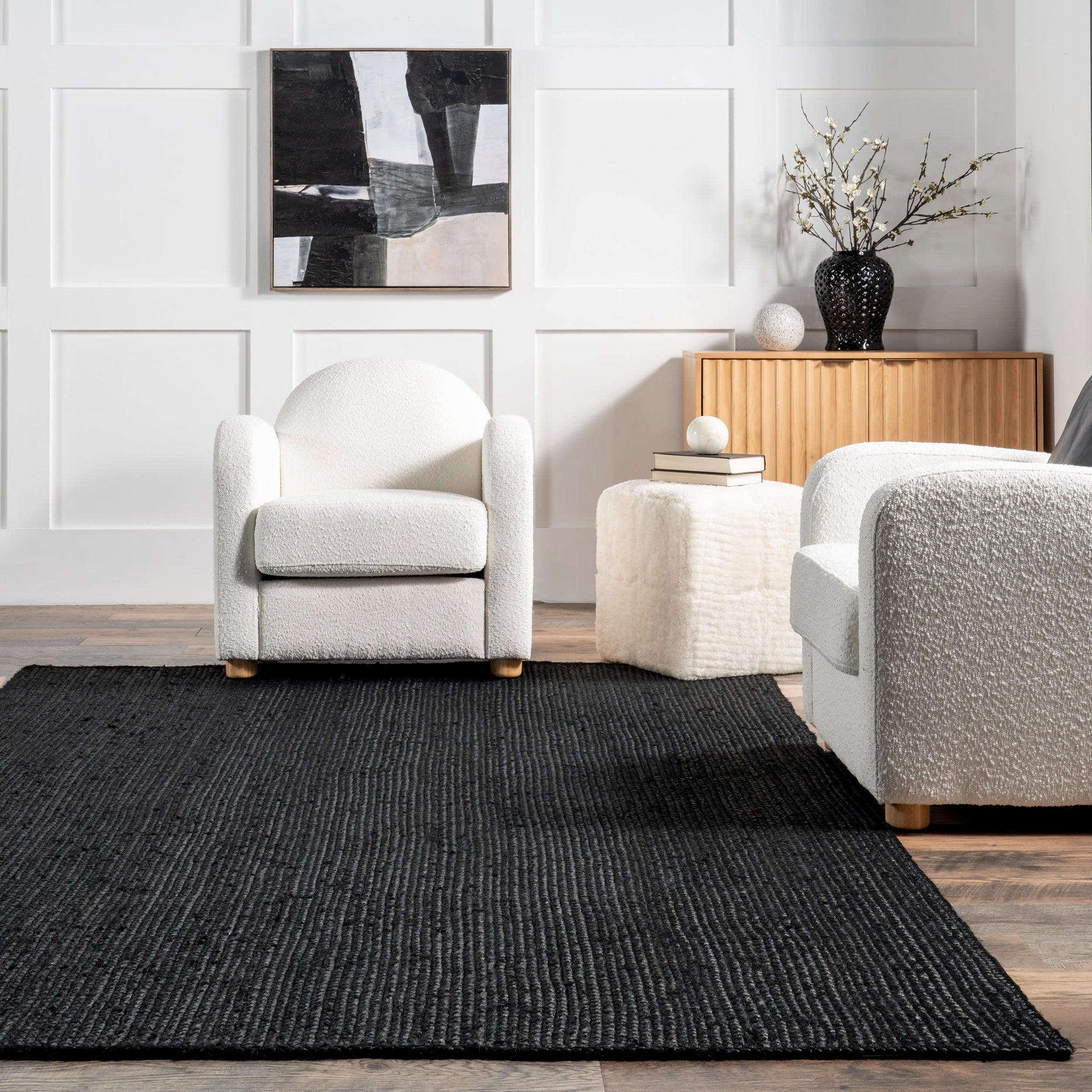Round Braided Jute Rug - From Where Finds -