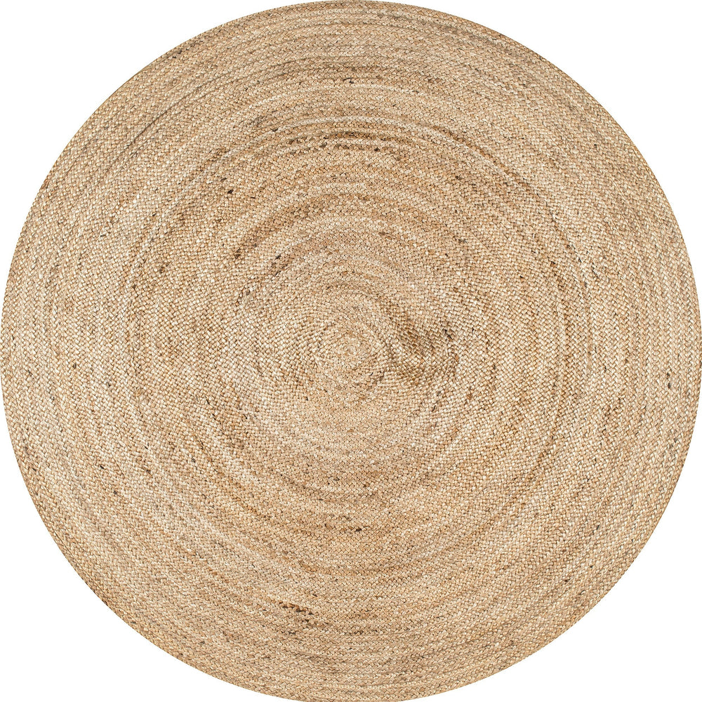 Round Braided Jute Rug - From Where Finds -
