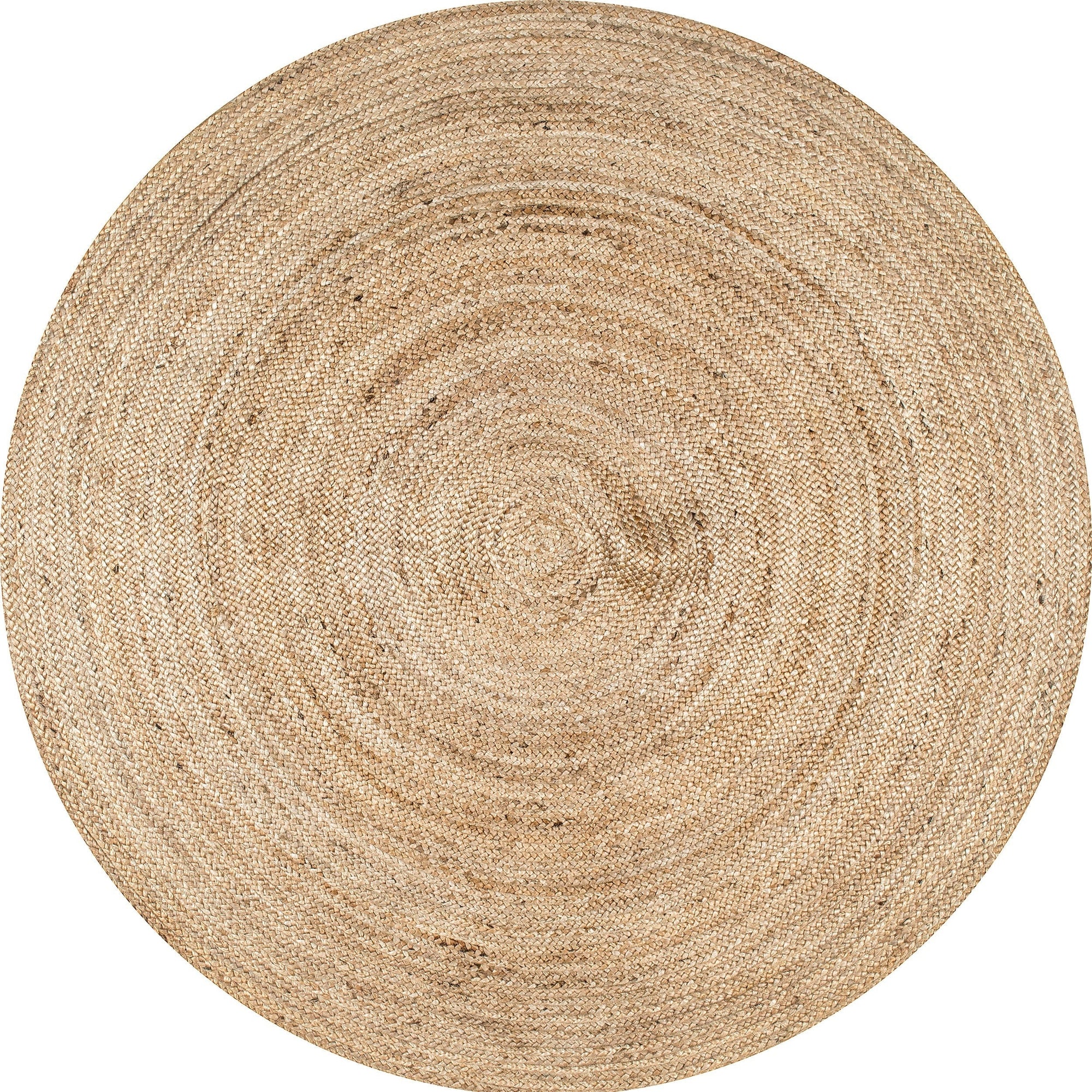 Round Braided Jute Rug - From Where Finds -