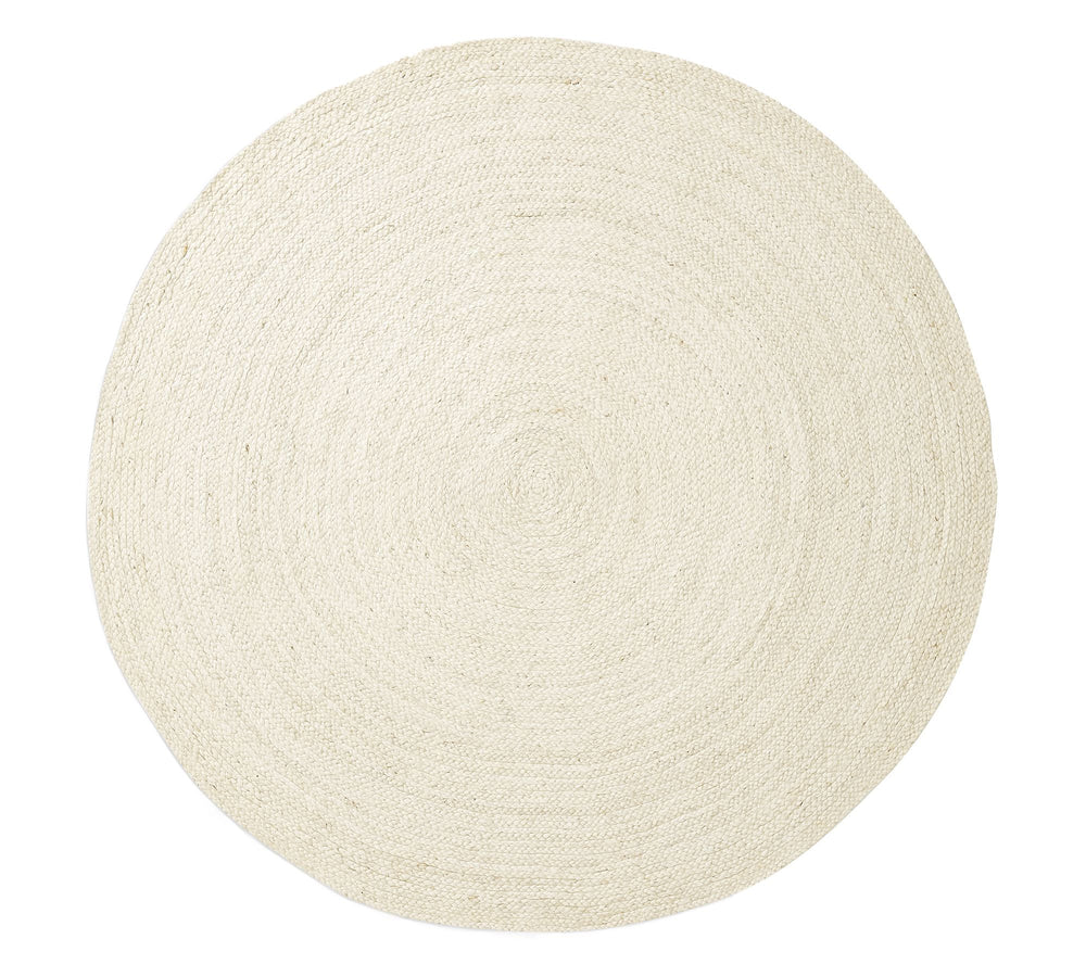 Round Braided Jute Rug - From Where - 