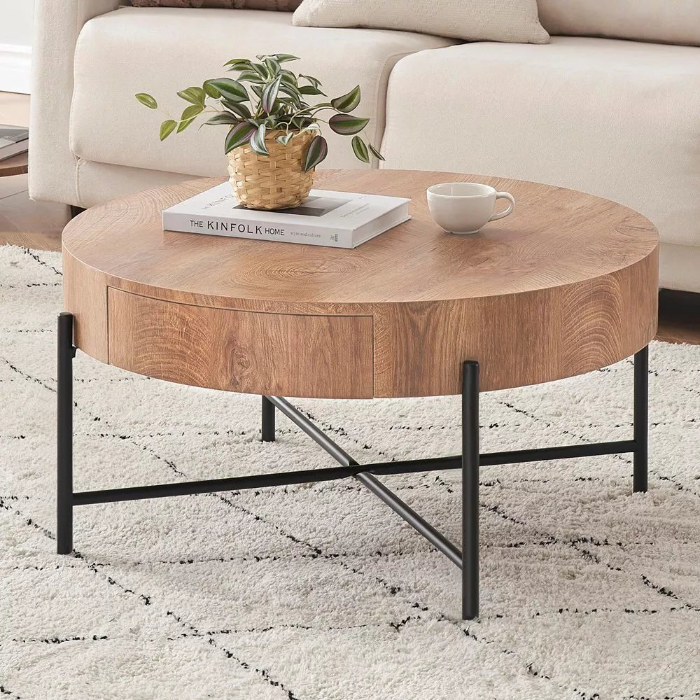 Round Coffee Table with Storage - From Where - 