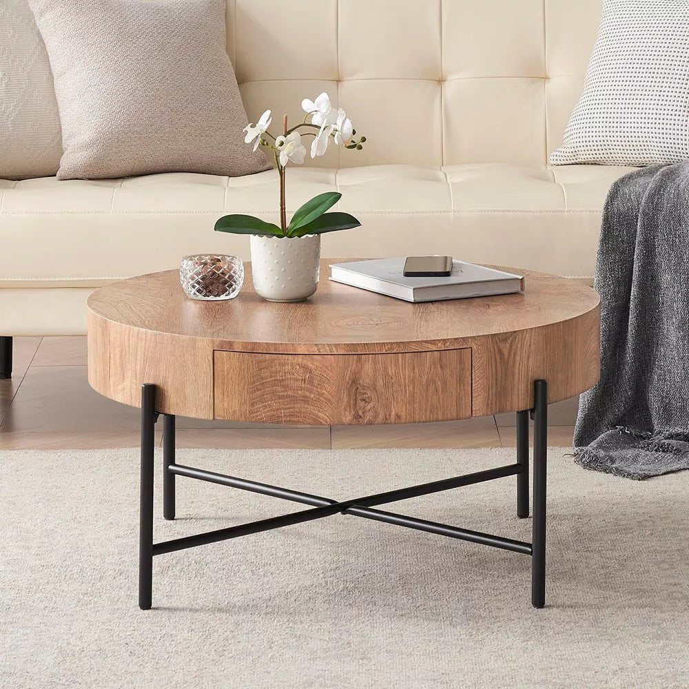 Round Coffee Table with Storage - From Where - 