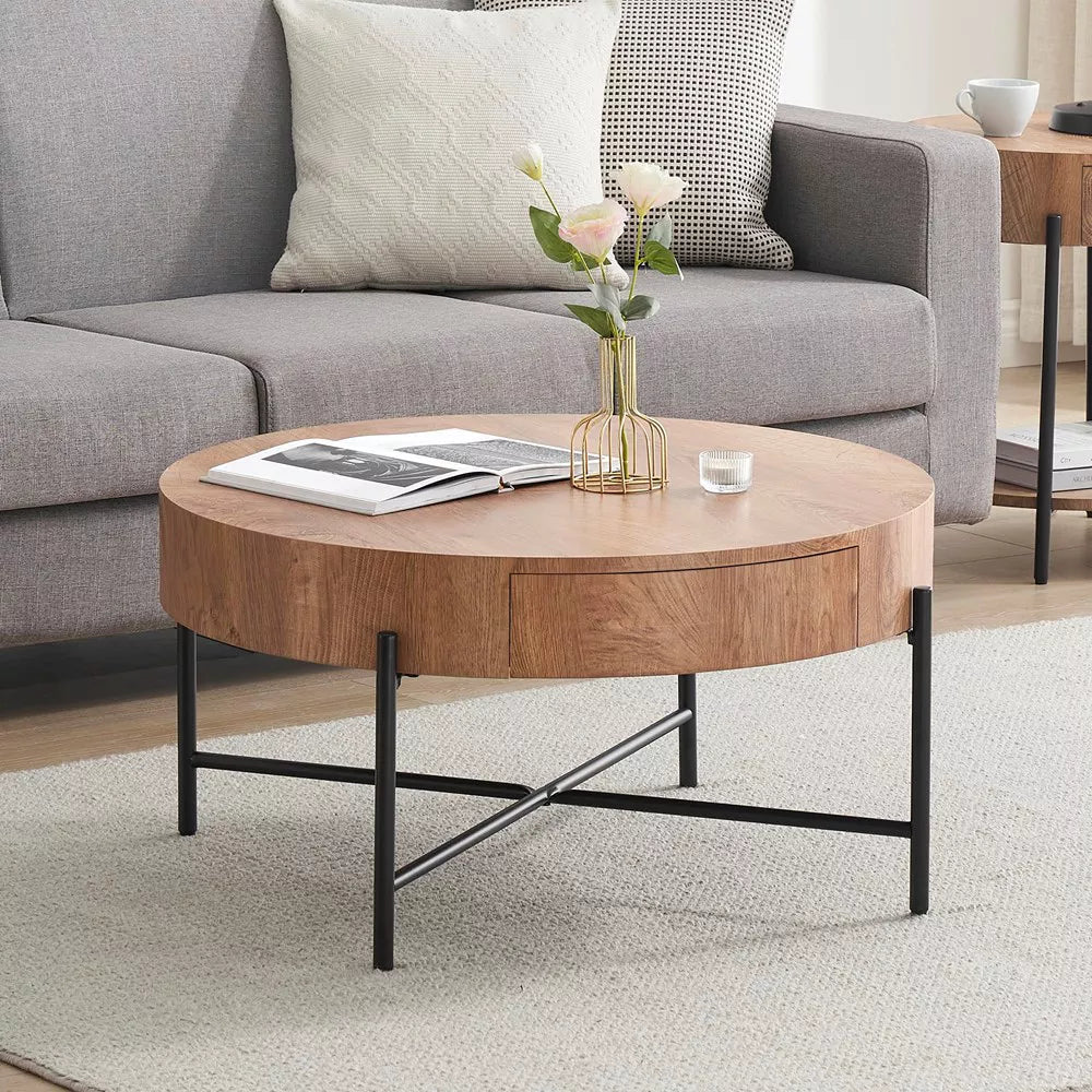 Round Coffee Table with Storage - From Where - 