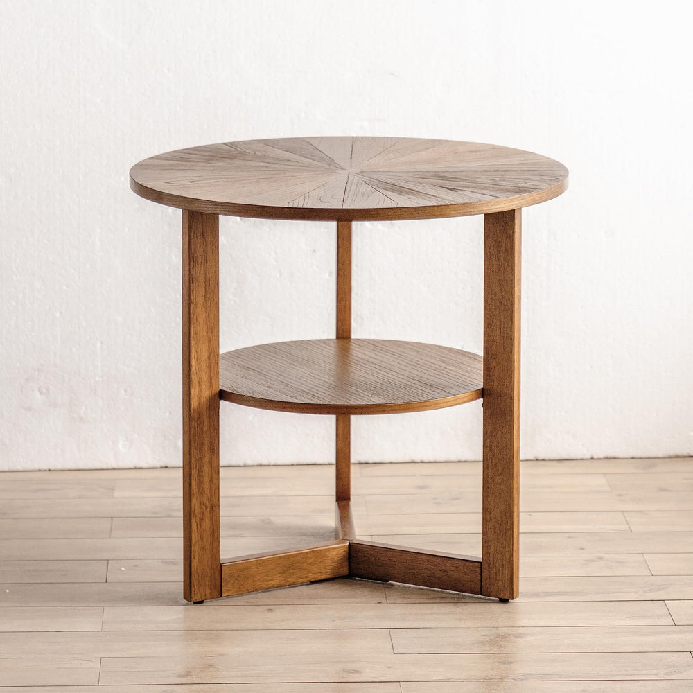 Round End Table with Storage - From Where - 