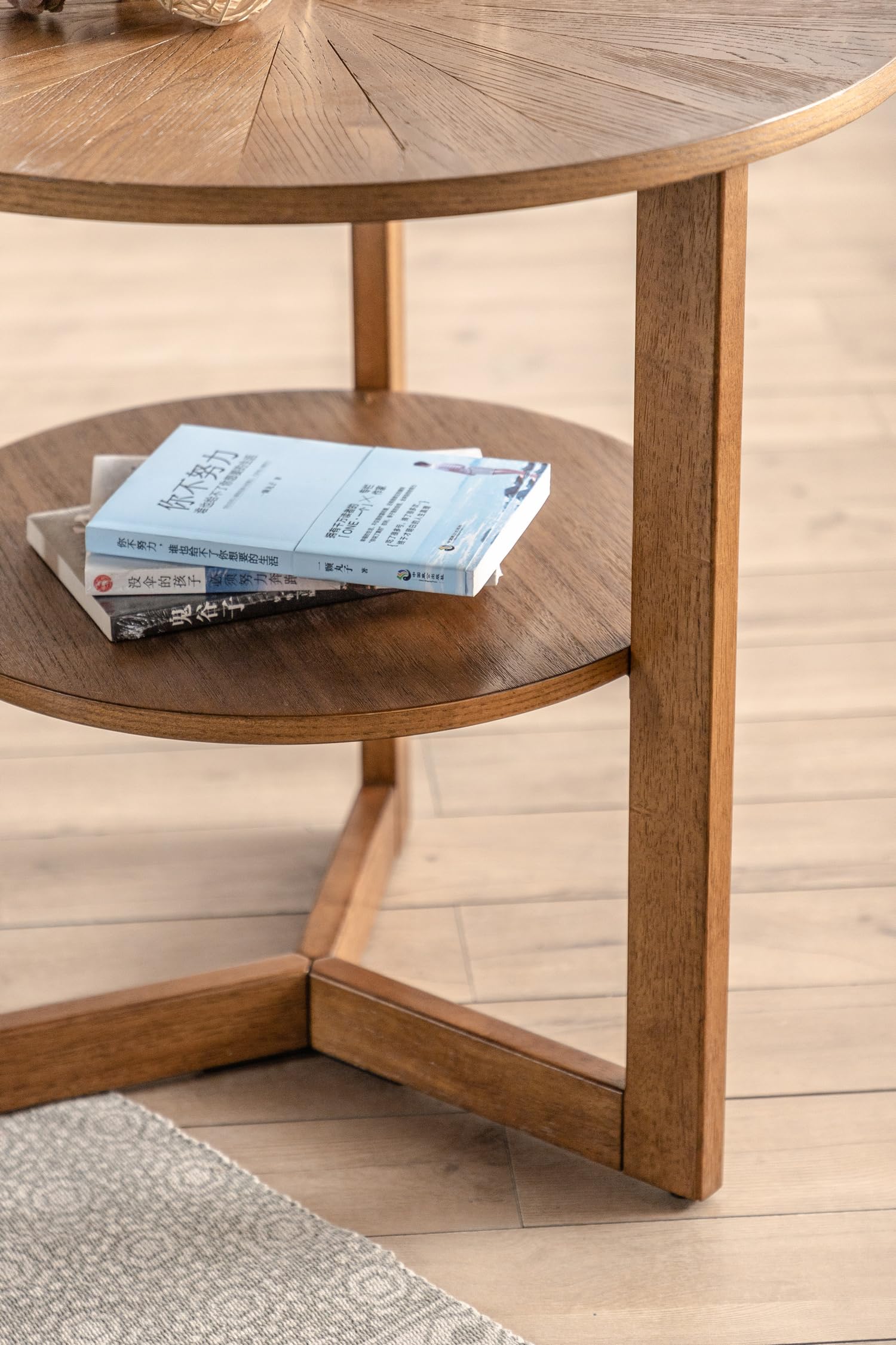 Round End Table with Storage - From Where - 
