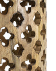 Round Indoor Wooden Nesting Side Tables (Set of 2) - From Where - 