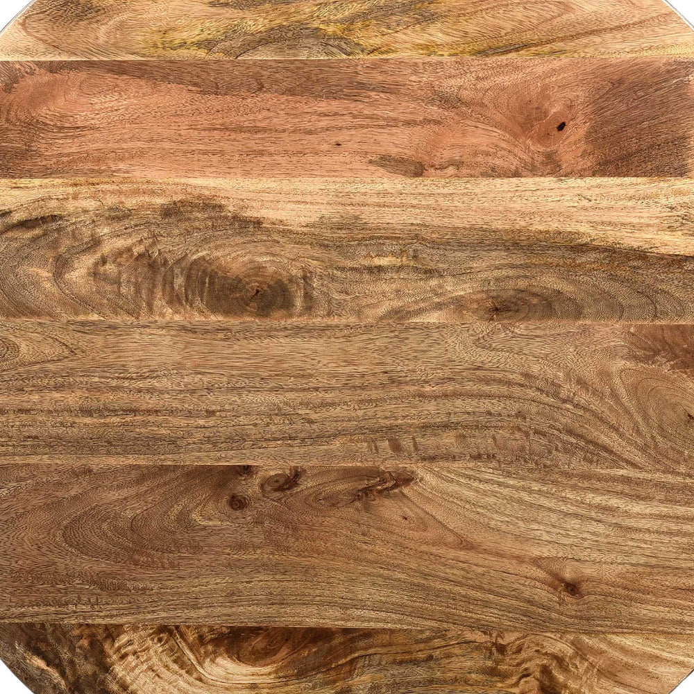 Round Mango Wood Coffee Table - From Where - 