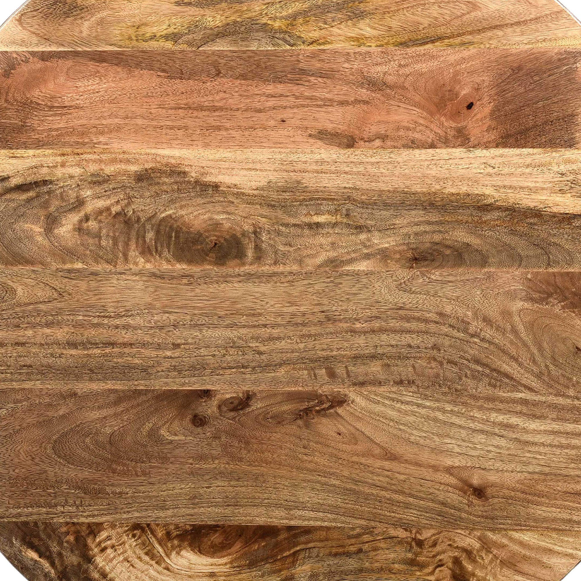 Round Mango Wood Coffee Table - From Where - 