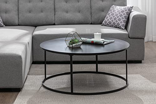 Round Metal Coffee Table - From Where - 