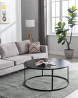 Round Metal Coffee Table - From Where - 