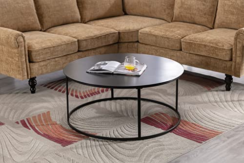 Round Metal Coffee Table - From Where - 