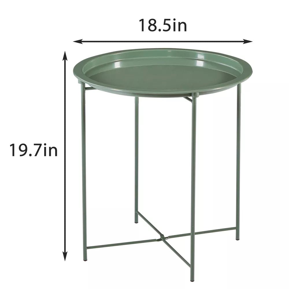 Round Metal End Tables - From Where - 