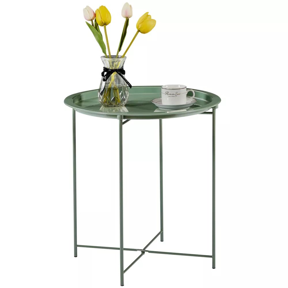 Round Metal End Tables - From Where - 