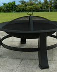 Round Outdoor Wood Burning Fire Pit - From Where - 