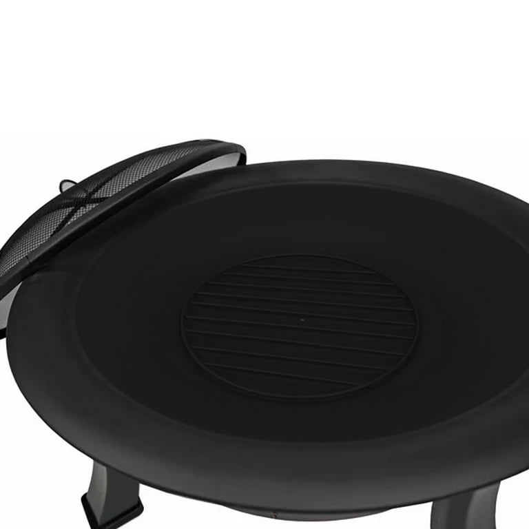 Round Outdoor Wood Burning Fire Pit - From Where - 