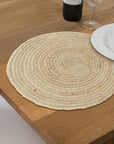 Round Rope Braided Placemat Set of 12 - From Where - 