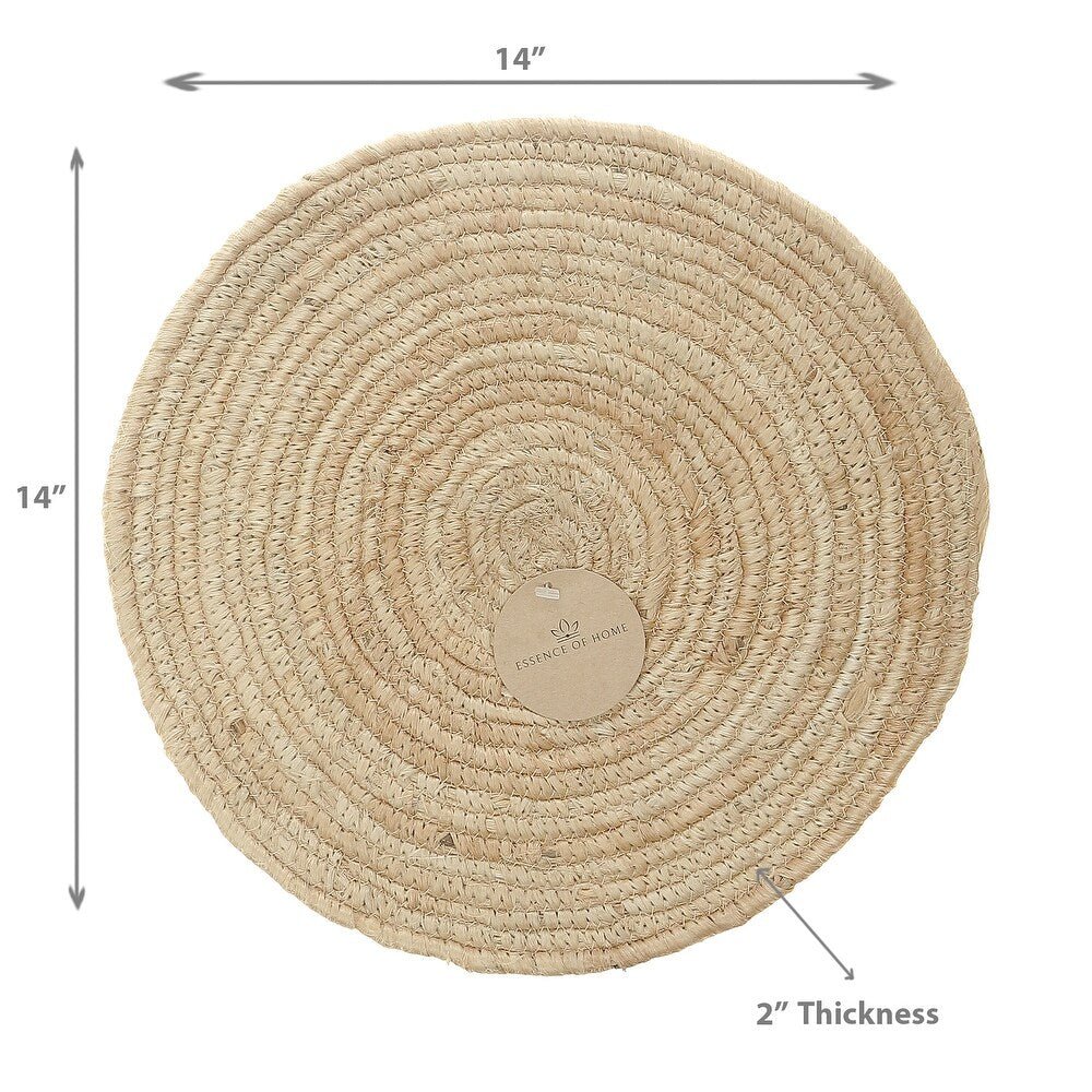 Round Rope Braided Placemat Set of 12 - From Where - 