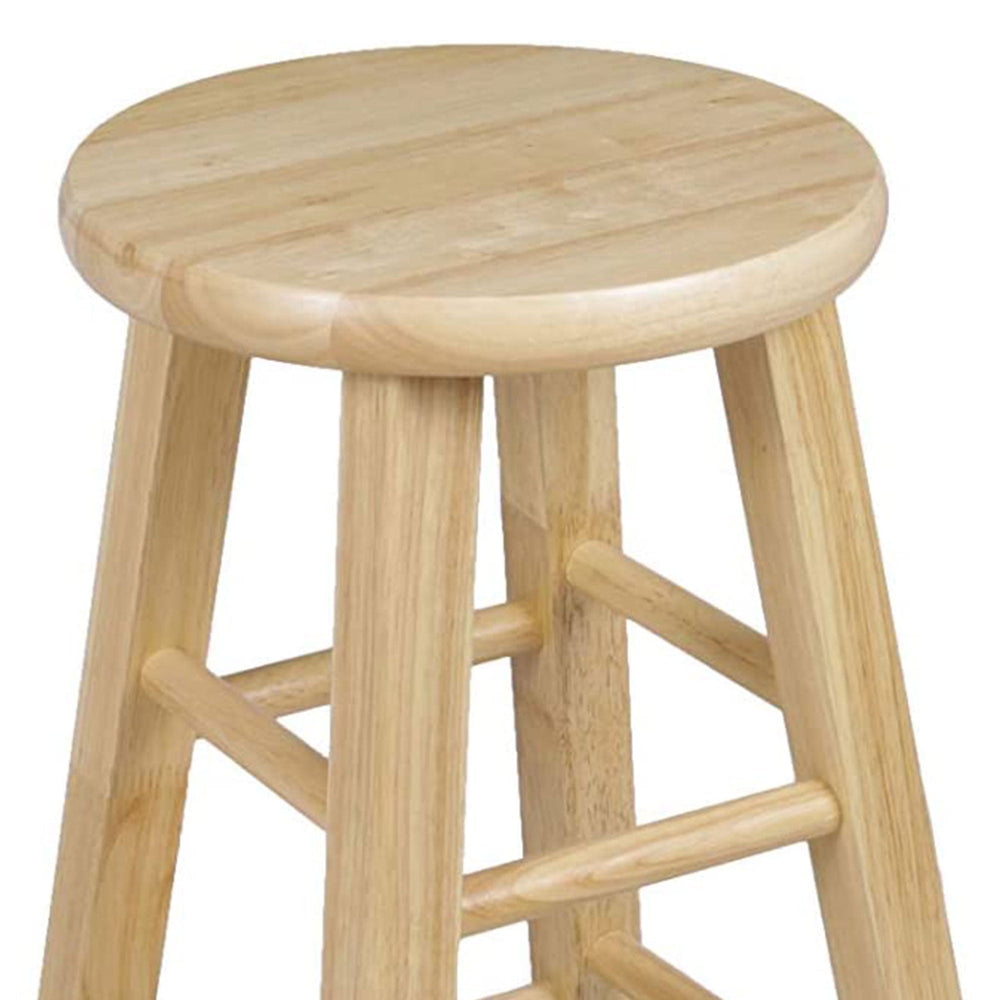 Round - Seat 24 - Inch Kitchen Stools - From Where -