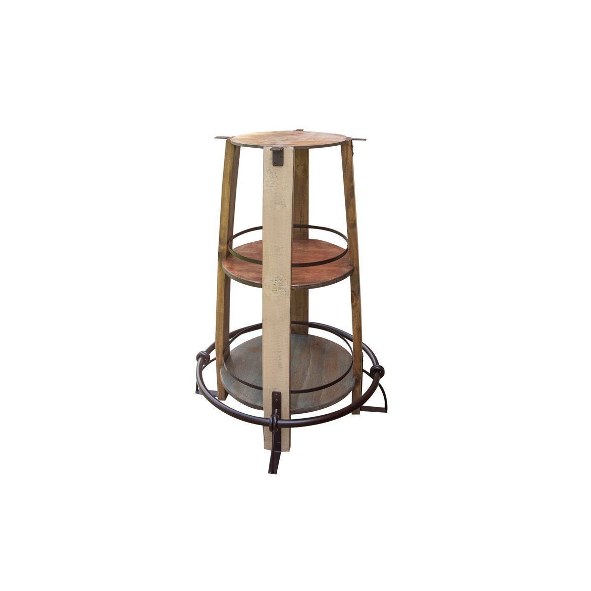 Round Solid Pine Wood Bistro Table - From Where - 