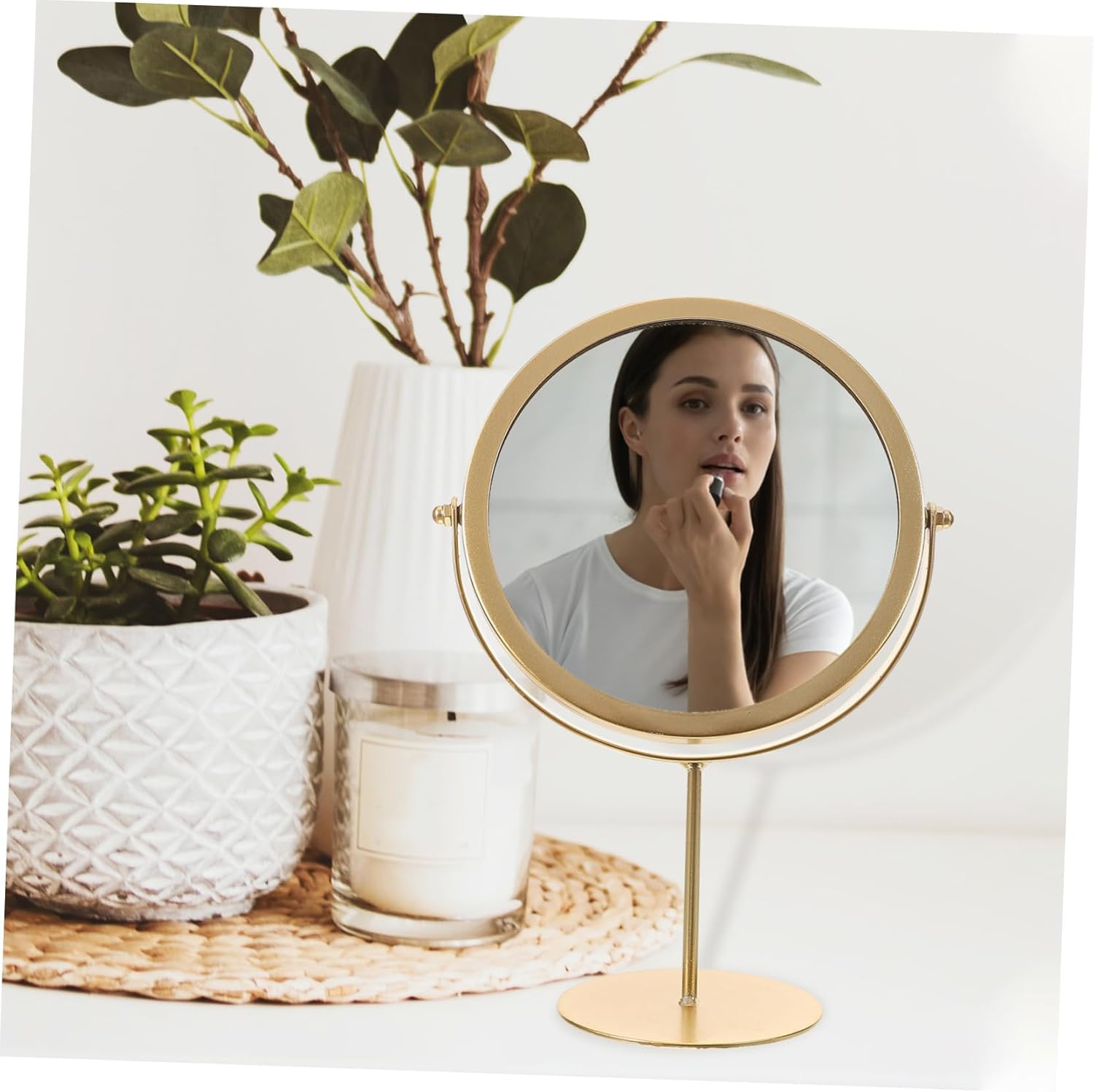 Round Vanity Makeup Mirror - From Where - 
