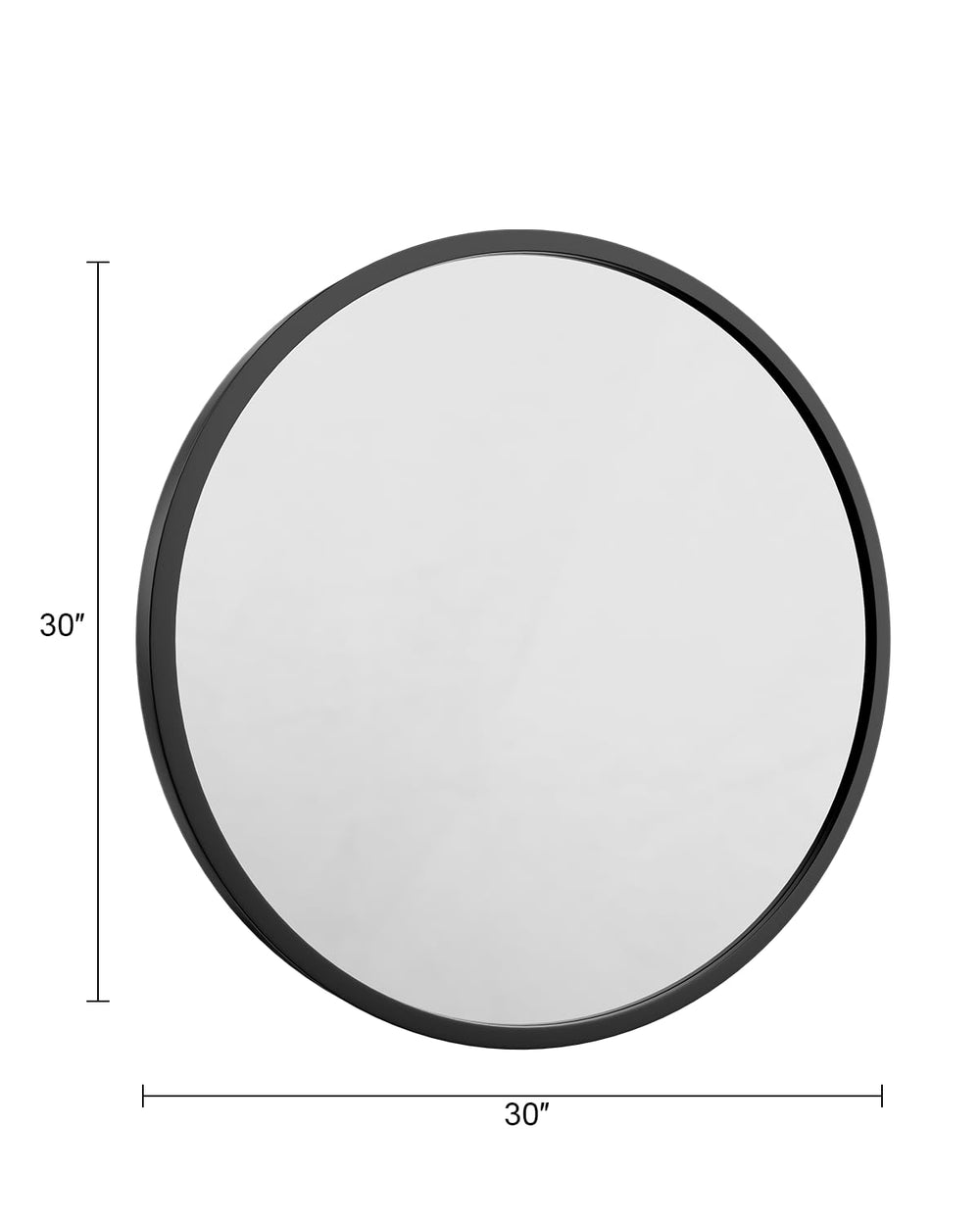 Round Wall Mount Bathroom Mirror - From Where - 