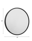 Round Wall Mount Bathroom Mirror - From Where - 