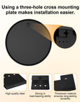 Round Wall Mount Bathroom Mirror - From Where - 