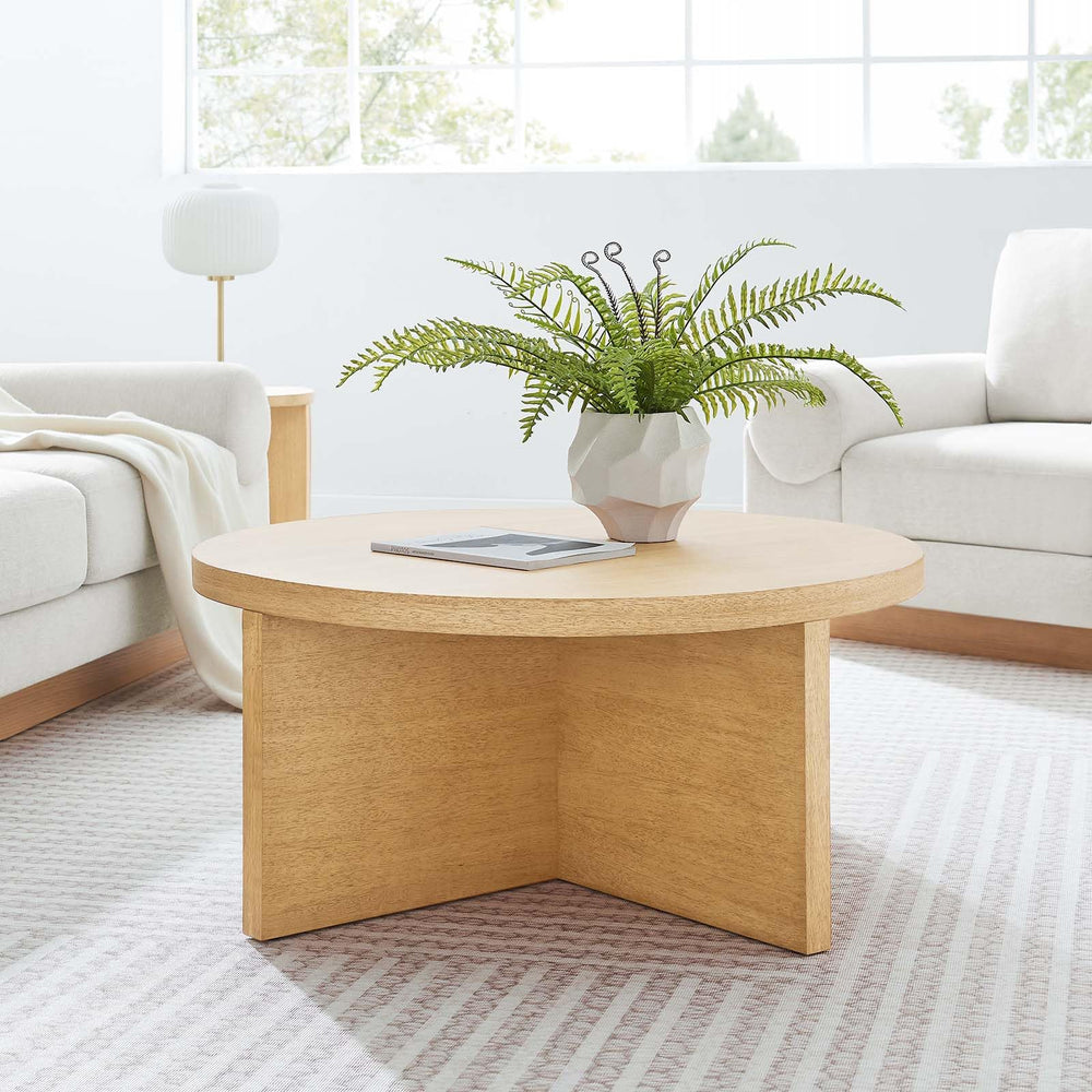 Round Wood Coffee Table - From Where - 