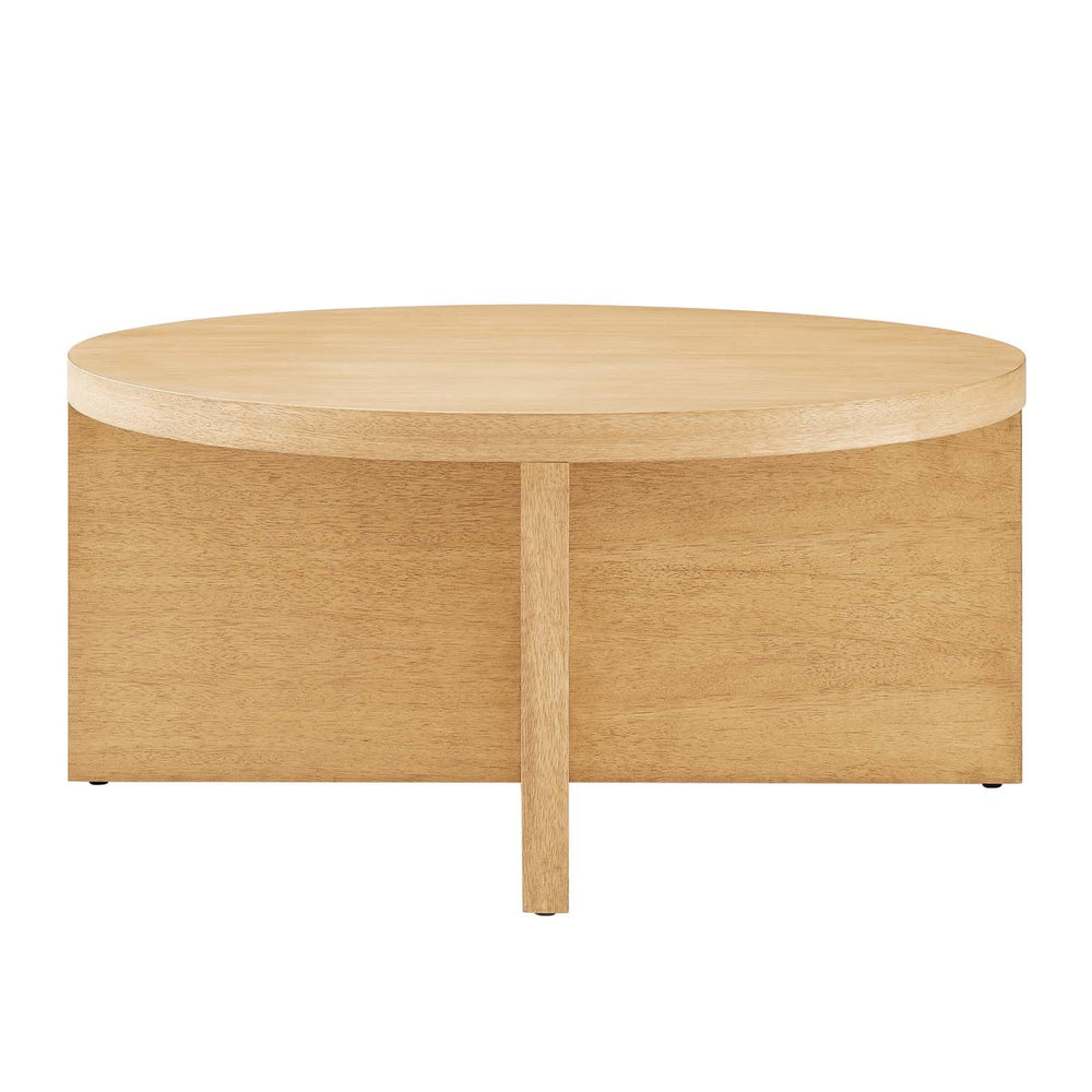 Round Wood Coffee Table - From Where - 