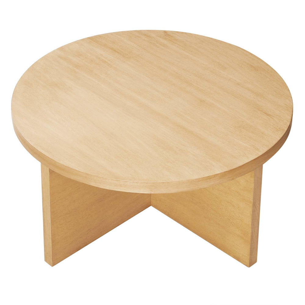 Round Wood Coffee Table - From Where - 