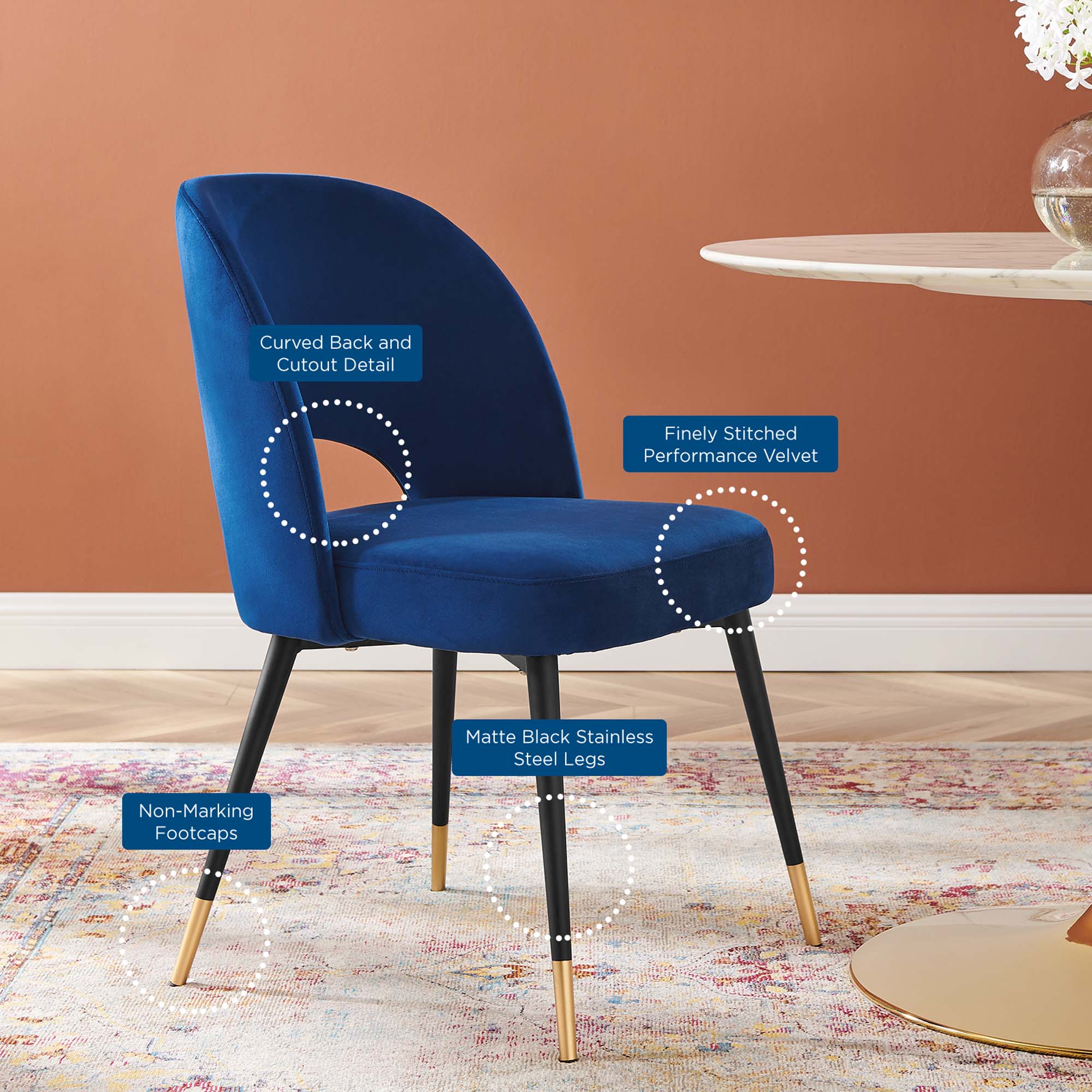Rouse Dining Chair - From Where - 