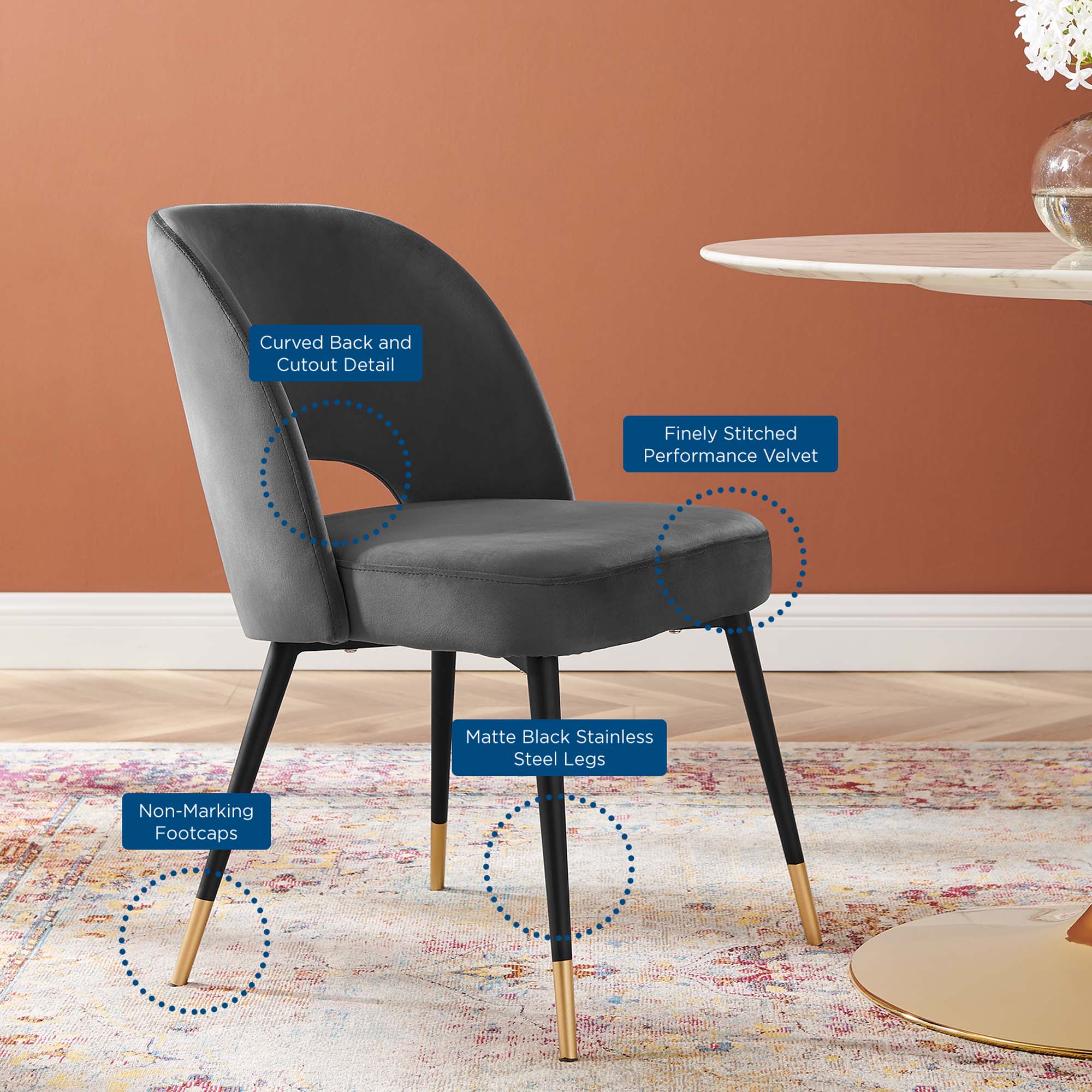 Rouse Dining Chair - From Where - 