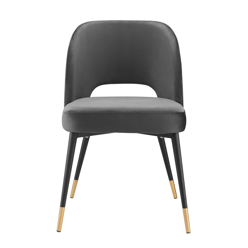 Rouse Velvet Dining Side Chair - From Where Finds - 