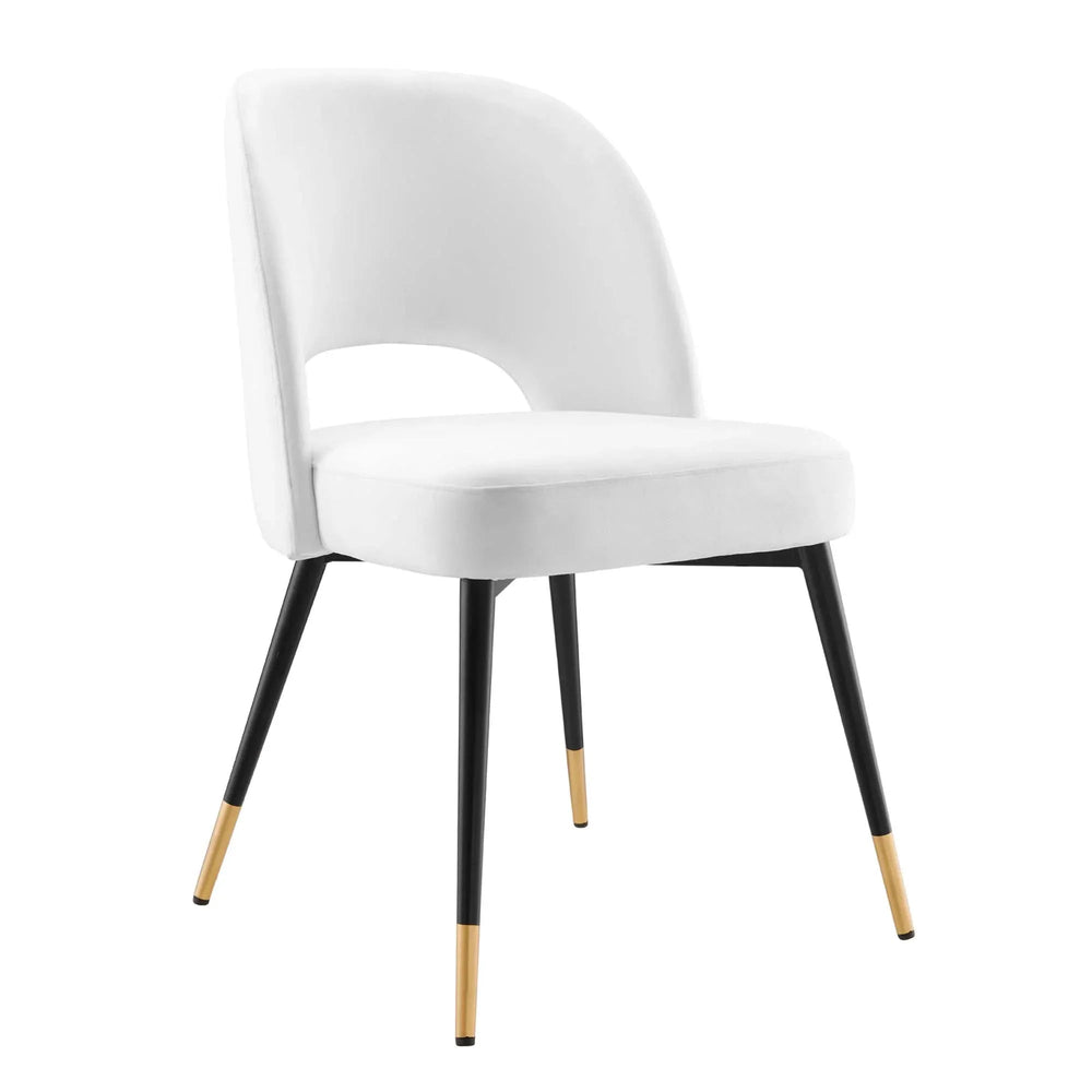 Rouse Velvet Dining Side Chair - From Where Finds - 