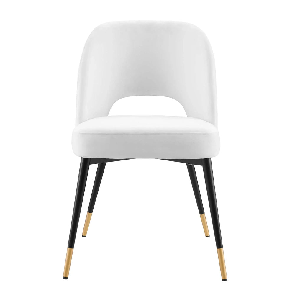 Rouse Velvet Dining Side Chair - From Where Finds - 