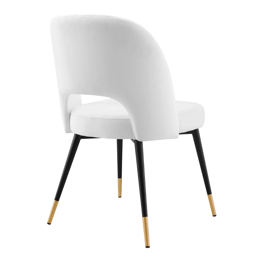 Rouse Velvet Dining Side Chair - From Where Finds - 