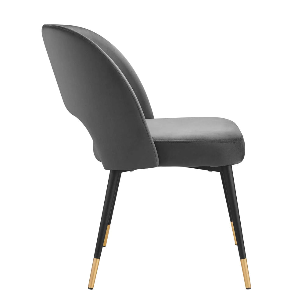 Rouse Velvet Dining Side Chair - From Where Finds - 