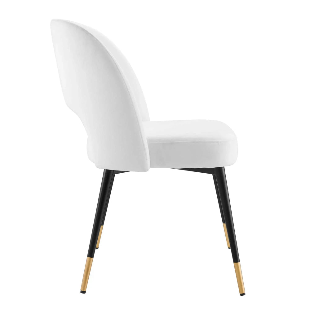 Rouse Velvet Dining Side Chair - From Where Finds - 