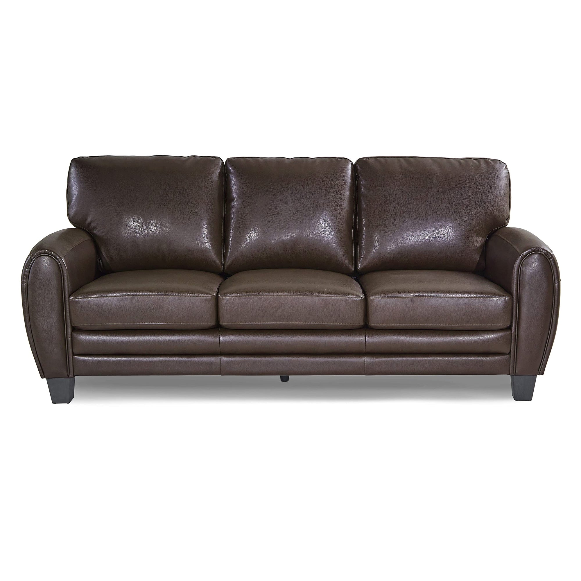 Rubin 85" Bonded Leather Sofa - From Where - 