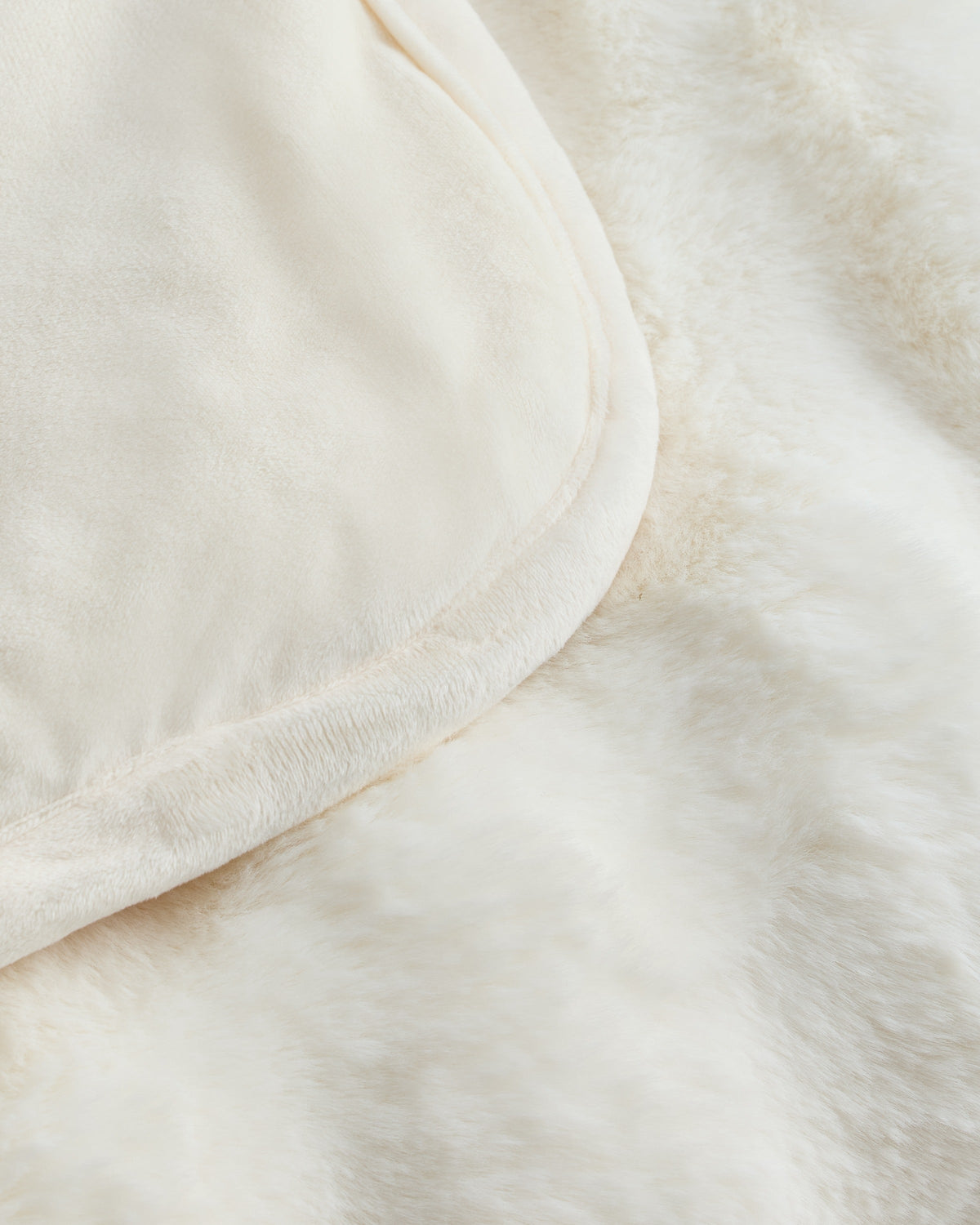Ruched Faux Fur Throw - From Where Finds -