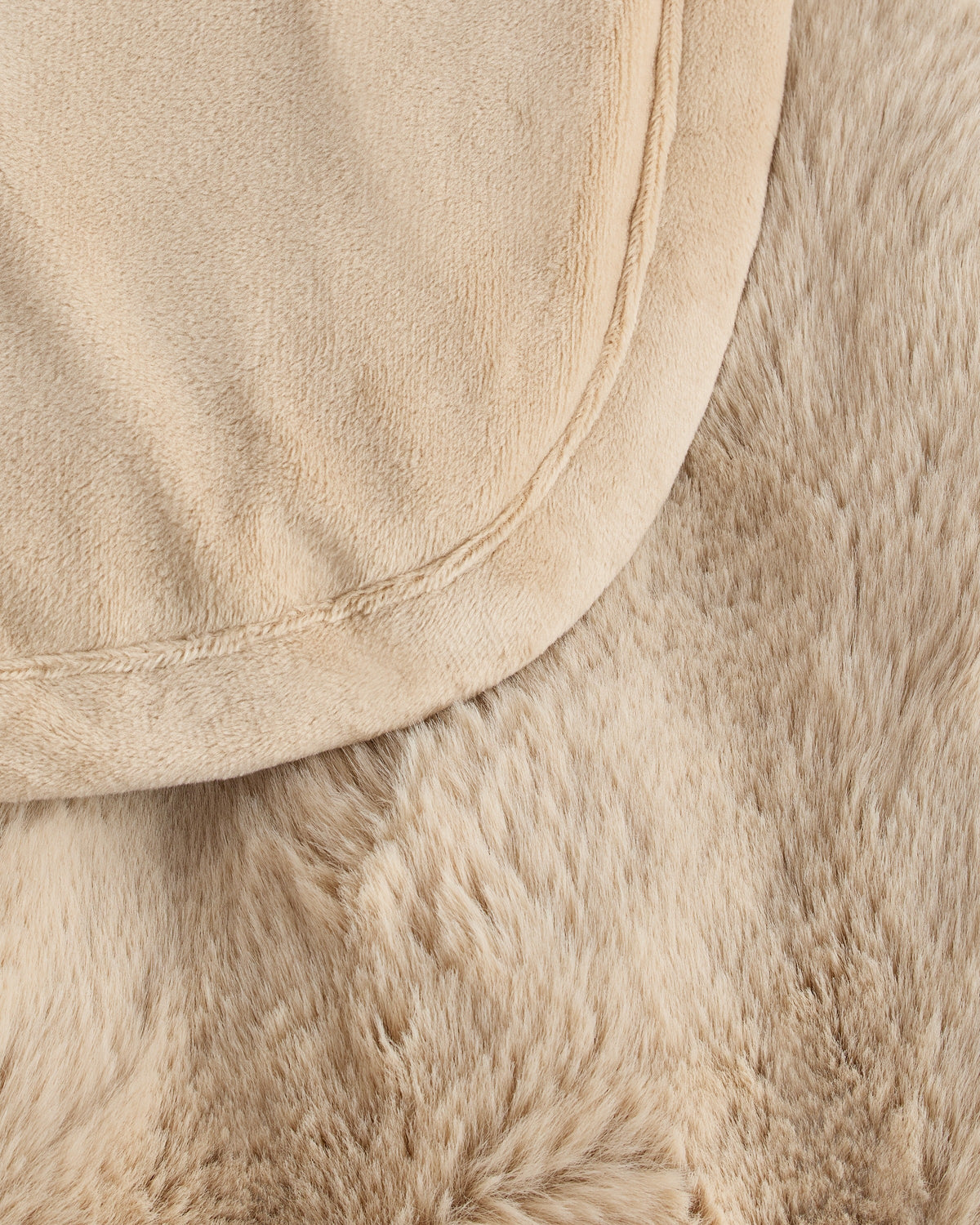 Ruched Faux Fur Throw - From Where Finds -