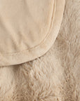 Ruched Faux Fur Throw - From Where Finds -